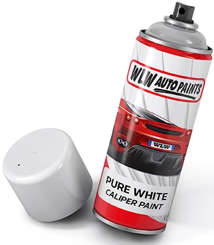 Xtremeauto Brake Caliper Spray Paint - High Temperature Brake Caliper Paint, 400ML Gloss Brake Callipers Aerosol Break Calipers Paint (White)