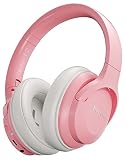 HEYSONG Audífonos para niños, Inalámbricos Bluetooth5.3 Diadema Plegables Cancelación de Ruido Activa, con Cable de 3,5 mm, Volumen Seguro...