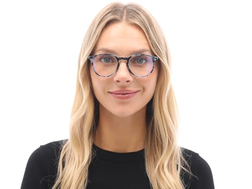Image of SAV VK Couture Women's EVKB05 Blue Light Reading Glasses & Light Protection - Fashion Frame, Optical Spring Hinge Readers