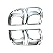 Abs Silver And Matte Black Car Tail Lamp Cover Trim Compatible For Toyota Hilux Vigo 2012-2014 Car Accessories Exterior Decorate(Chrome Plated Silver)