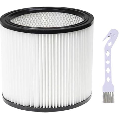 Wingsflying Replacement Filter Compatible with Shop-Vac 90350 90304 90333 Replacement fits most Wet/Dry Vacuum 5 Gallon and above Cover