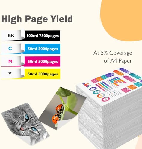 Image of KOSH BTD60 BT5000 Refill Ink Compatible for Brother DCP-T300 T310W T500W T520W T220 T700W T420W T425W T426W T428W T720DW T725DW T820DW T810W T910DW T920DW Printers (1, Magenta)