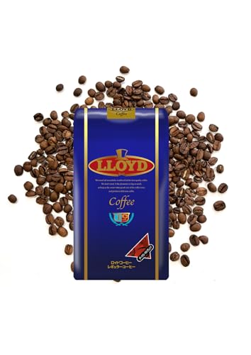 ロイドコーヒー ダークローストブレンド 【 350g 豆のまま 】アイスコーヒー 香ばしいコーヒーの香り まろやかな苦味 甘い香り 明るい酸味 ブラジル エチオピア ブレンド コーヒー豆 深煎りコーヒー 直輸入 珈琲（Amazon）