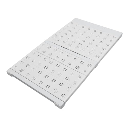 Estante extensible para armario ajustable de 51-72 cm sin taladrar baldas 5