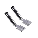 Coolso 2 PCS Stainless Steel Slide Mount Removable Fishing Rod Holder,Tube Length =8-1/2" Come with