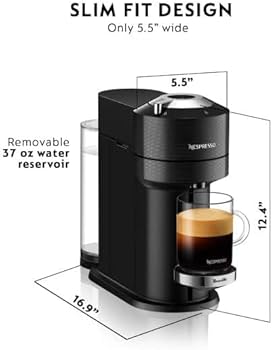 Nespresso Vertuo Next スペシャルパック Nespresso Vertuo Next Deluxe by De'Longhi, Dark Grey with