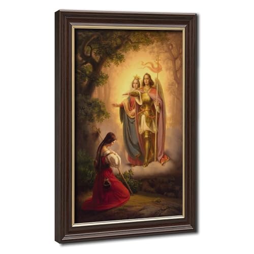 Tableau Jeanne d'Arc par Hermann Stilke | Impression sur toile 12" décor bureau