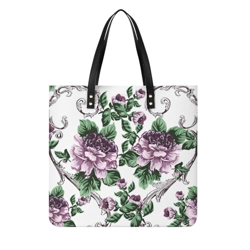 Sac à bandoulière fleur aquarelle pour femme avec finitions soignées pour un look chic urbain