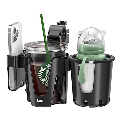KDD 3-in-1 Stroller Cup Holder Cover