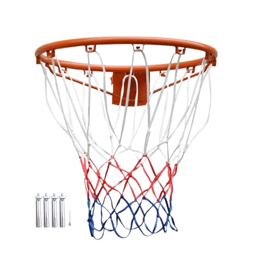 Panier de basket pour adultes Teksome avec jante de basket-ball suspendue et cerceau stable