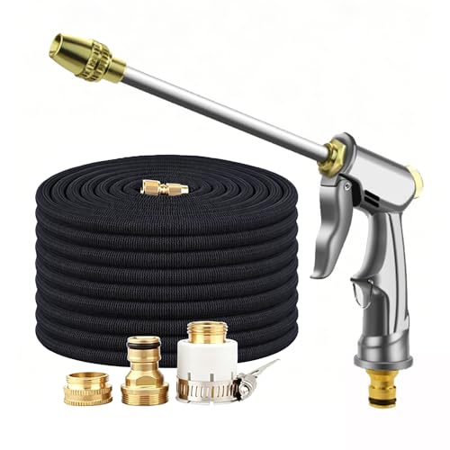EZ HOSE 3�{�e���X�R�s�b�N�K�[�f���z�[�X(22.5m) ���[�ɕ֗� ���͐��� �A��Ńy�b�g������������ԗp�L�k�U���K�[�f���z�[�X