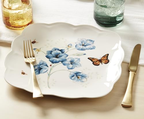 Image of Lenox 894309 Butterfly Meadow Square 4-Piece Dinner Plates