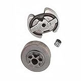 Travail efficace : les roulements à aiguilles avec surface lisse sans bavure transfèrent efficacement la puissance du moteur à la chaîne, ce qui permet un sciage facile et réduit la perte de carburant