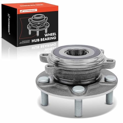 A-Premium Front Wheel Bearing and Hub Assembly with 5-Lug Compatible with Mazda 3 2014-2018, 3 Sport 2014-2018, CX-3 2016-2021
