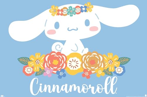 Hello Kitty and Friends: 24 Flowers - Cinnamoroll Wall Poster, 22.4L' x 14.7W', Premium Unframed Version