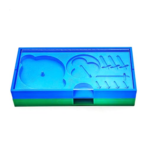 Boîte pour accessoires de montre à compartiments et couvercle - 3
