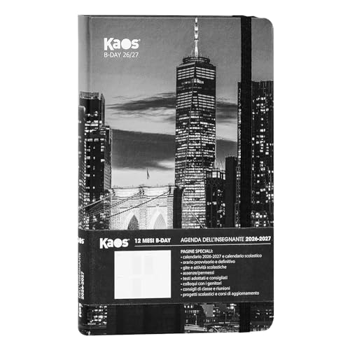 Agenda 2027 profesores KAOS ideal para organizar las clases en el aula