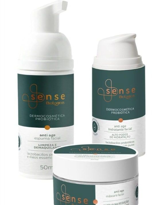 Kit Skincare: Espuma de Limpeza, Máscara Anti Idade e Hidratação