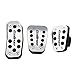Produktbild LLKLKL Auto Accelerator Bremse Fußbett Fußstütze Pedale Abdeckplatte, at/MT Aluminiumlegierung Pedal, Kompatibel mit Ecosport 2013-2019,Mt 3pcs