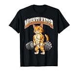 Muskelkater Fitness Gym Katze Kater Bodybuilding T-Shirt