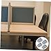 Angoily 4pcs Alloy Desk Divider Clamps Easy Install Privacy Screen Holders for Office Partition Clips for Meeting Rooms and Workspaces