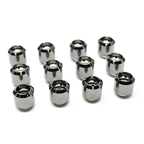 Monsoon G1/4" to 3/8" ID, 1/2" OD Hardline Economy V2 Compression Fitting, Black Chrome, 12-Pack Monsoon G1/4" to 3/8" ID, 1/2" OD Hardline Economy V2 Compression Fitting, Black Chrome, 12-Pack