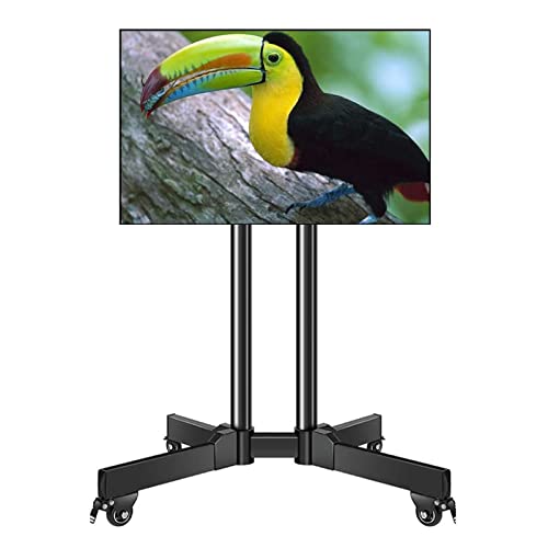 Soporte móvil para TV de piso, ajustable para 32-75 pulgadas