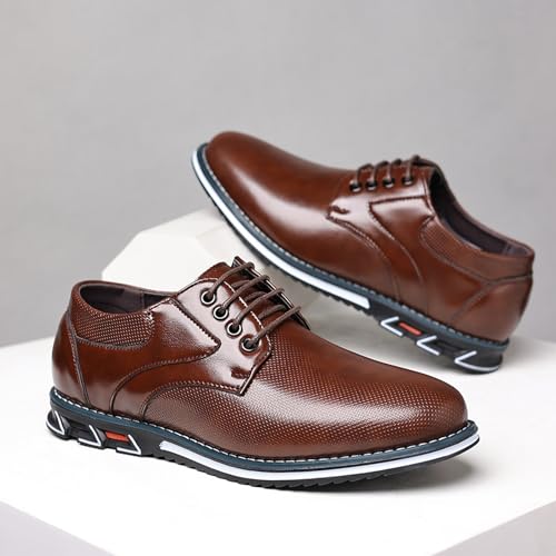 Men's Casual Dress Shoes Comfort Soft Men Oxfords Fashion Dress Business Derby Shoes Orthopedic Leather Shoes Walking Shoes2