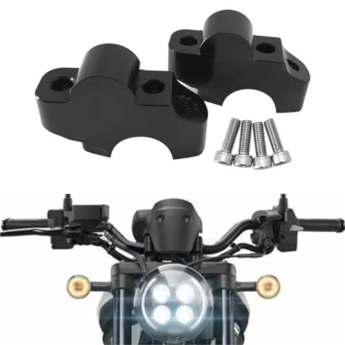 Rehausseur de guidon pour Rebel 1100 CMX500 CMX300 adaptateur noir