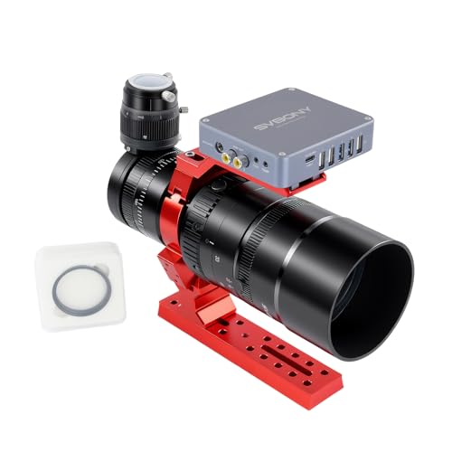Svbony SV555 Telescopio Astronómico APO, f/4.5, Fotograma Completo, con Guía Fuera de Eje SV238, SV241 Pro Telescopio Administración Caja de Energía y Filtro UV/IR de 2 Pulgadas, para Astrofotografía