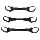 3pcs Stroller Connectors Set, Adjustable Twin Baby Pushchair Linker, Double Pram Joining Adapter Clips, Fits Most Stroller Frames, Turns Two Single Strollers into a Double Stroller, Easy to Install