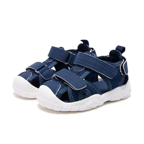 Image of BMCiTYBM Baby Boy Girl Closed Toe Summer Toddler Sandals Lightweight Shoes Infant Non-Slip First Walking Sneakers 6 9 12 18 24 Months 2-3 Years