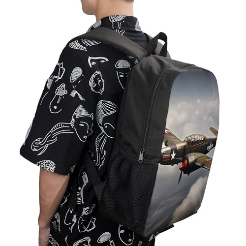 Sac à dos d'avion ordinateur portable 43,2 cm durable et léger