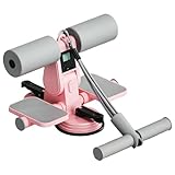 Sit Up - Aparato de entrenamiento portátil con banda de resistencia, soporte para pies con 2 ventosas, para gimnasio en casa