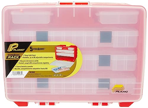 Plano Molding 932001 Portable Stow Away Rack Organizer with Cover, Red