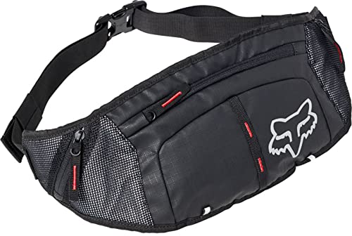 Fox Racing Hip Pack Slim – Sac banane ceinture vélo – léger compact – sacoche vélo VTT MTB – Black, Taille: OS