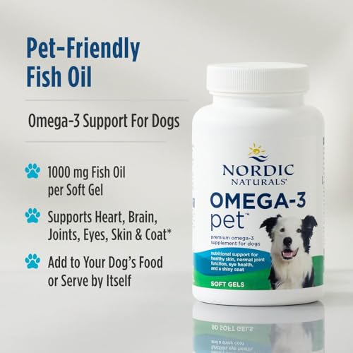 image for Nordic Naturals Omega-3 Pet, Unflavored - 180 Soft Gels - 320 mg Omega