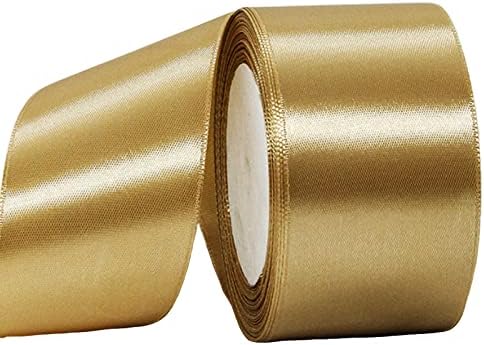 2x22m Dark Green Ribbon 25mm for Gift Wrapping,Satin Ribbon Green Christmas Ribbon Decorative Balloon Ribbon Cake Ribbon Fabric Thick Ribbon for Crafting Birthday Hair Bow Halloween Cake Decorations