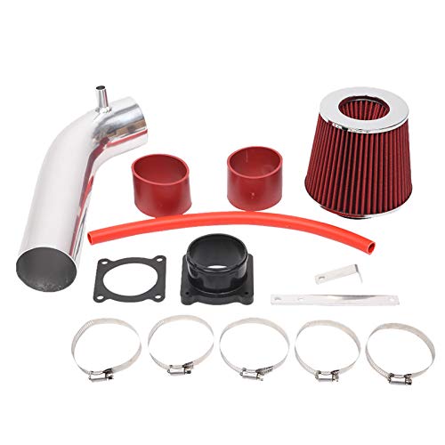 3 inch Intake Pipe Cold Air Intake with Filter Fit for 2003 2004 2005 2006 Infiniti FX35 G35 & Fit Nissan 350Z 3.5L V6 (Red)