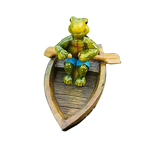 Jiakalamo Mini Teich Dekoration,Schwimmende Teichdeko Gartenteich...