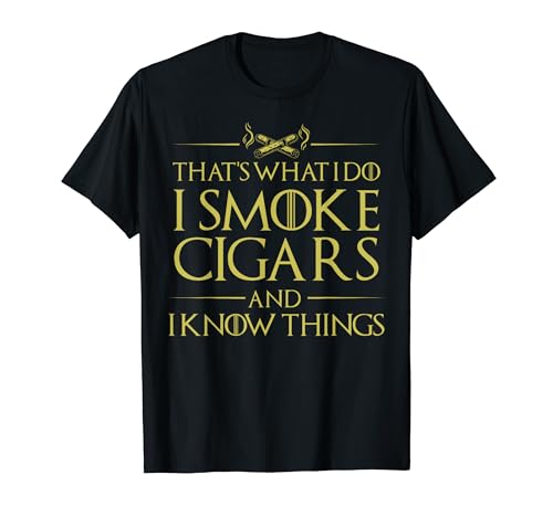 Smoke Cigars Smoker Shirt - Ideal Clever Class Men Gift T-Shirt