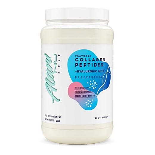 Alani Nu Collagen Peptides Protein Powder Supplement, Breezeberry, 14 Servings