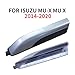 Auto Accessories Replacement Parts,Compatible with Isuzu MU-X MU X 2014-2020 Rail Rod End Cap Car Styling Car Roof Rack Luggage Rack(Front Pair)