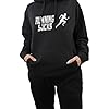 Graphic Impact Adult Running Sucks Funny Work Out Gym Sarcastic Hoodie (12/13 Yrs - Black) #3