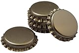 beer caps map Crown Caps Gold x100 Kronkorken, goldfarben, 100 Stück