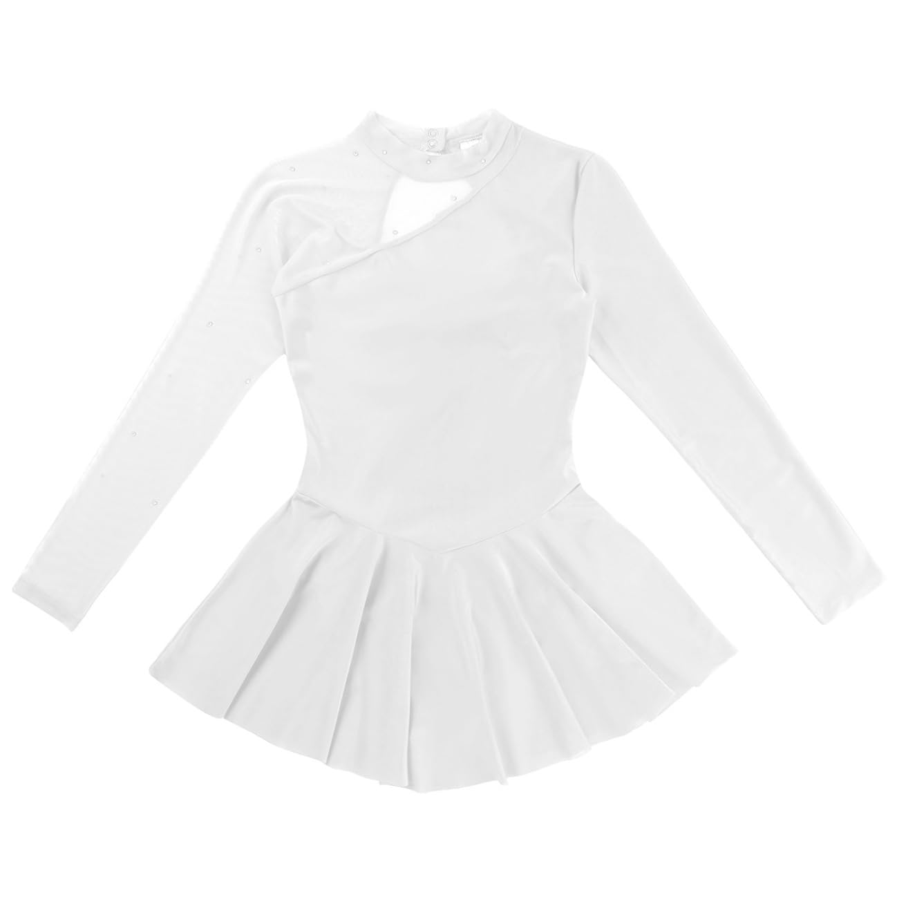 Tanzkleid Damen Ballettanzanzug Klassisches Ballett Tutu Kleid Latein Jazz Eiskunstlauf Gymnastik Kleid Mit Langen Ärmeln Tüll Body Sport Yoga