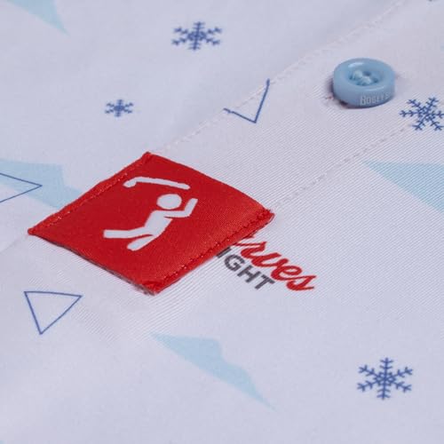 Bogey Bros - Curves Right - Funny Golf Polo Shirts – 4 Way Stretch Men’s Golf Shirts Short Sleeve, Golf Polos for Men with UPF 50 Protection, Funny Golf Polo Shirt for All Season Wear - Large…4