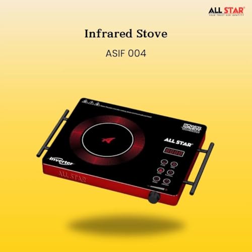 Image of 2200W Infrared Cooktop Stove, Digital Display, Touch Control, Infrared Hot Plate