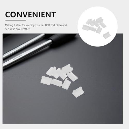 Tapones antipolvo USB LOORGVEL de silicona resistente con gran poder protector 3