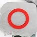 Briny River 4PCS Toilet Flush Valve Rubber Seal Gasket Compatible with Mansfield 210 and 211 ID 55.5mm OD 80mm Thickness 2mm Toilet Flush Valve O-Ring Red